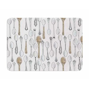 Spoons by Stephanie Valet Memory Foam Bath Mat