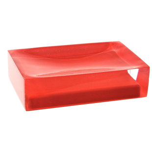 Red Soap Dish Bathroom Accessories You Ll Love Wayfair Quickview