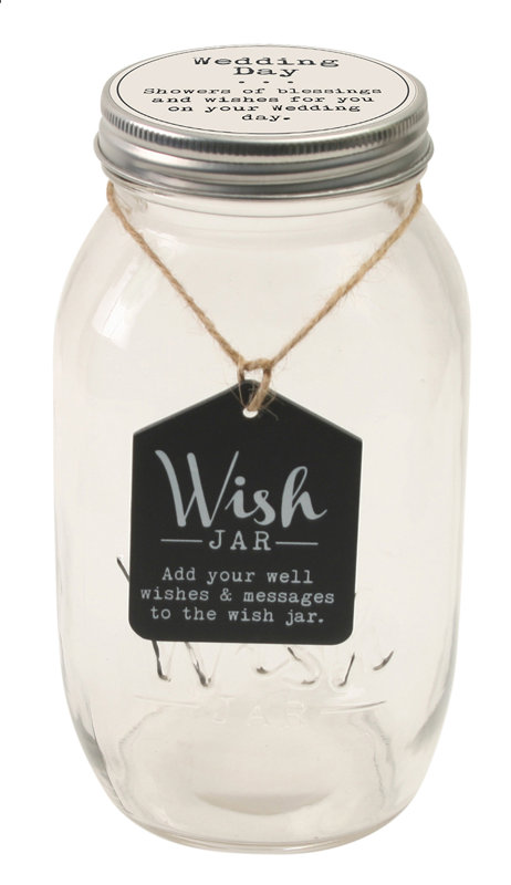 Top Shelf Wedding Wish Jar With Decorative Lid Reviews Wayfair Wedding Wish Jar With Decorative Lid
