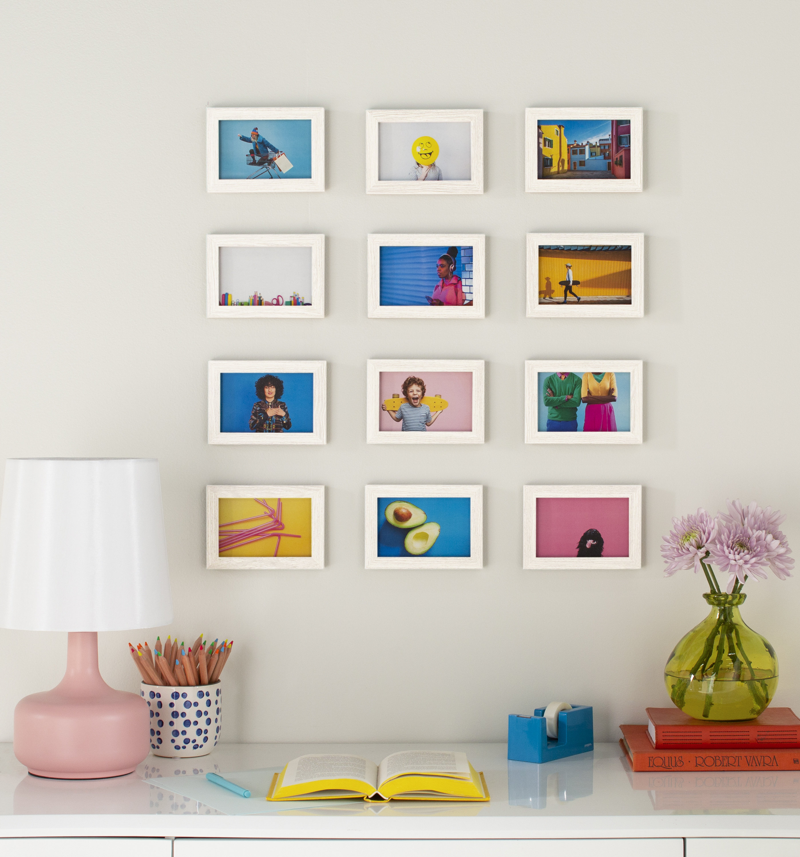 Flat Bright/Mirror effect/ Mosaic Picture/Photo/Poster frame Instagram Square 