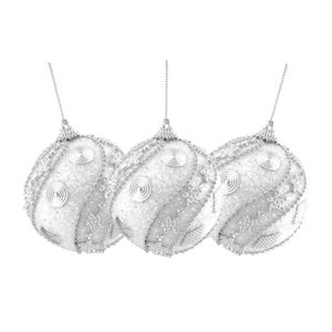 Shatterproof Christmas Ball Ornament (Set of 3)