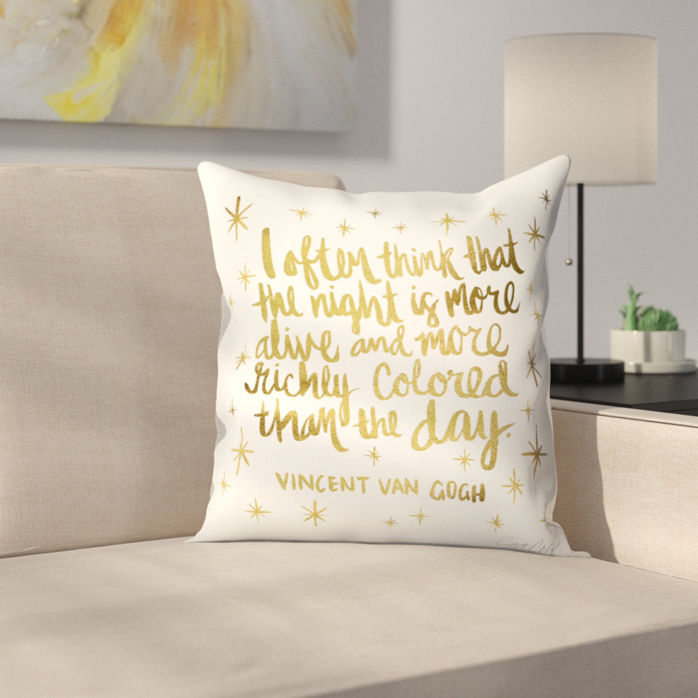 East Urban Home Night Owl Throw Pillow Wayfair Ca