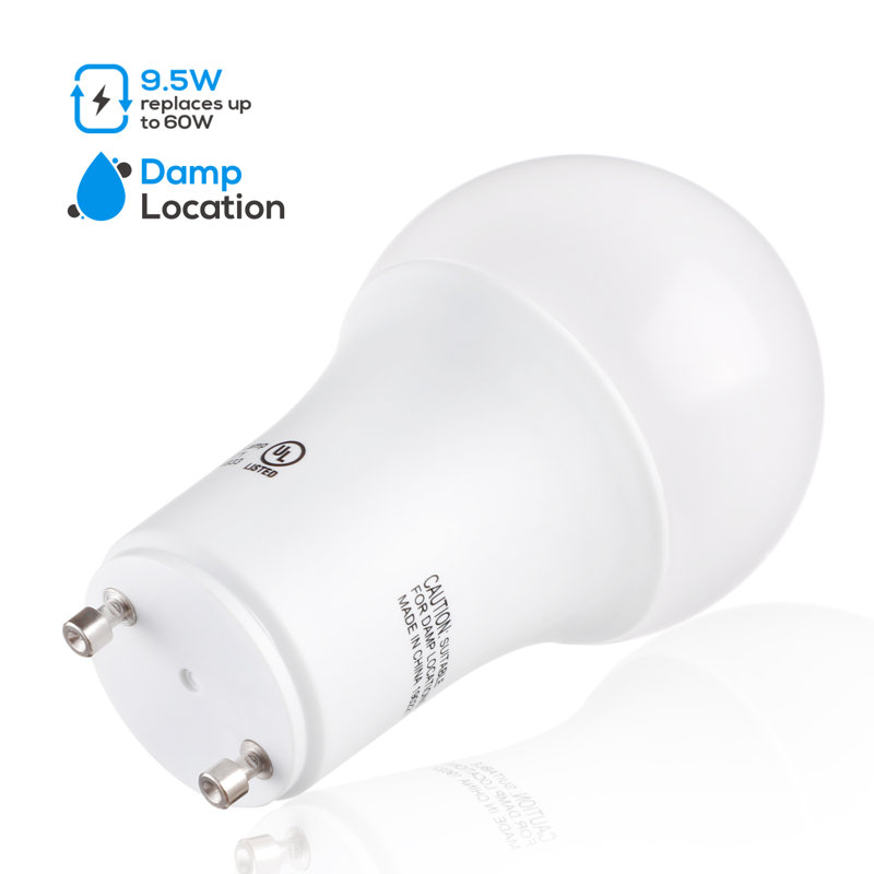 Torchstar 60 Watt Equivalent A19 Led Dimmable Light Bulb Warm White 3000k Gu24 Twist And Lock Base Wayfair