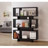 Abiegail Geometric Bookcase by Latitude Run®