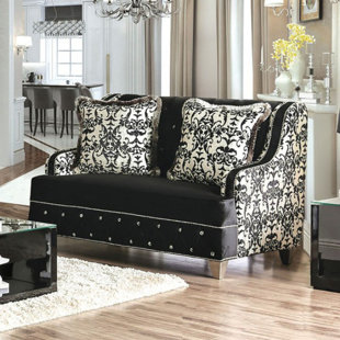 Go to store & view more images Rosdorf Park Lollar Premium Jacquard Loveseat