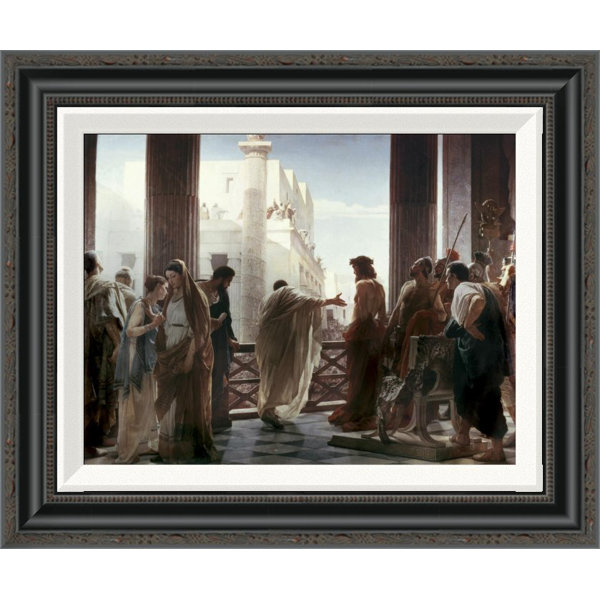 Global Gallery Ecce Homo By Antonio Ciseri Framed Painting Print