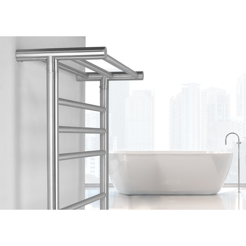 Huron Towel Warmer in Brushed Finish