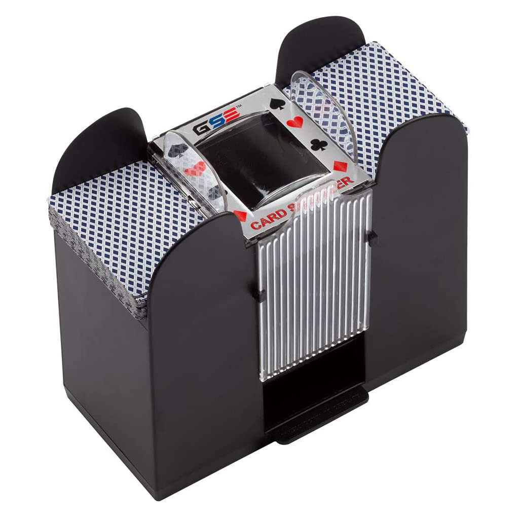 Automatic Card Shuffler 6-Deck Poker Card Electric Board Game Cards Shuffler