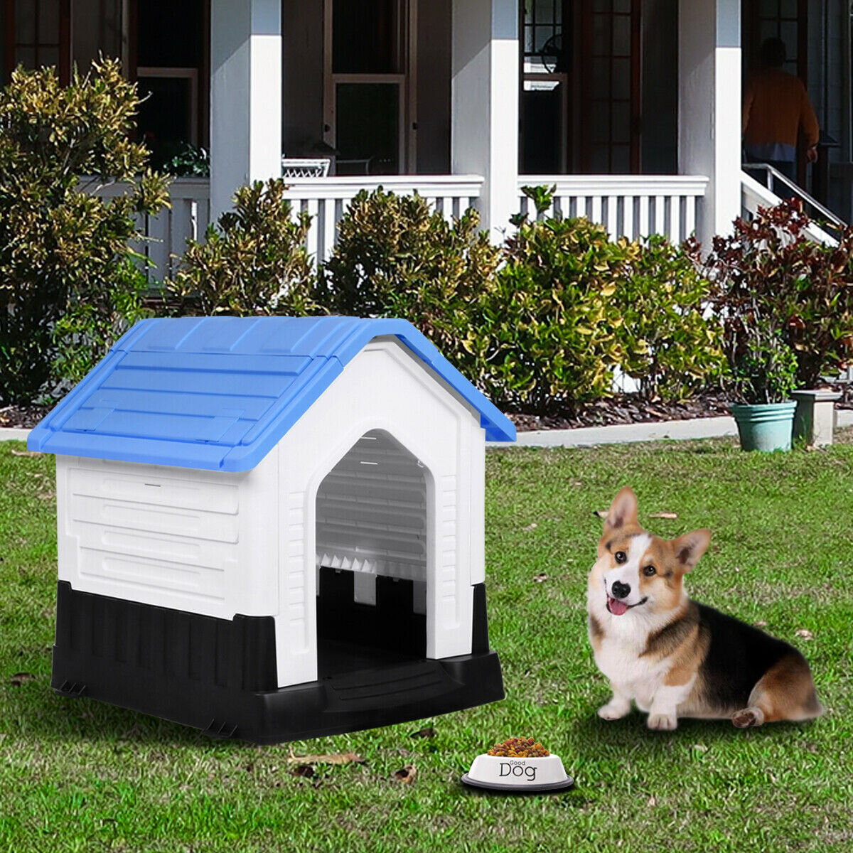 how to keep a dog in a dog house