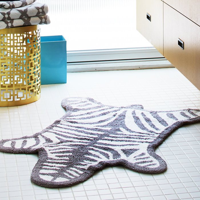 Jonathan Adler Zebra Bath Rug Reviews Wayfair Jonathan Adler Zebra Bath Rug Reviews