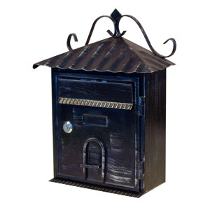 Vintage Locking Wall Mounted Mailbox