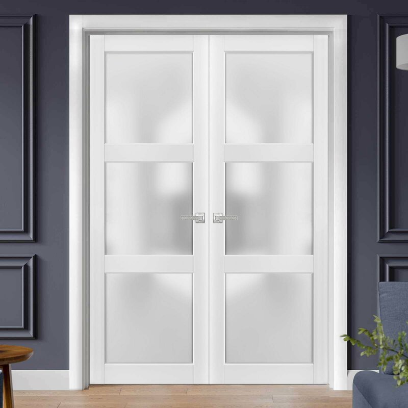SARTODOORS Lucia Glass Standard Door | Wayfair