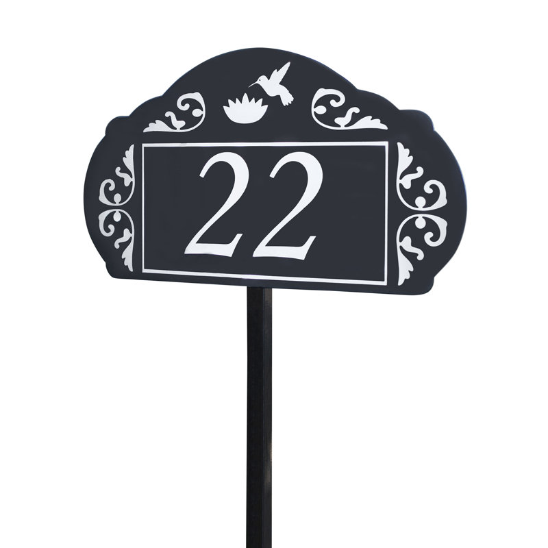 Address America Garden 1Line Lawn Address Sign Wayfair