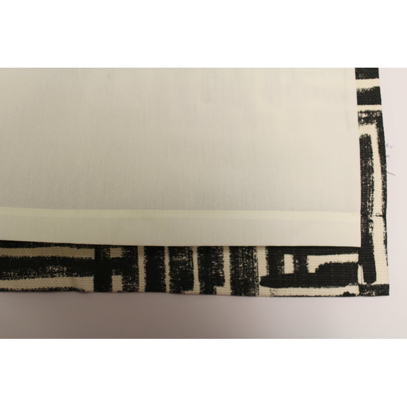 Brayden Studio Goff Brush Stroke Abstract Room Darkening Grommet Curtain Wayfair