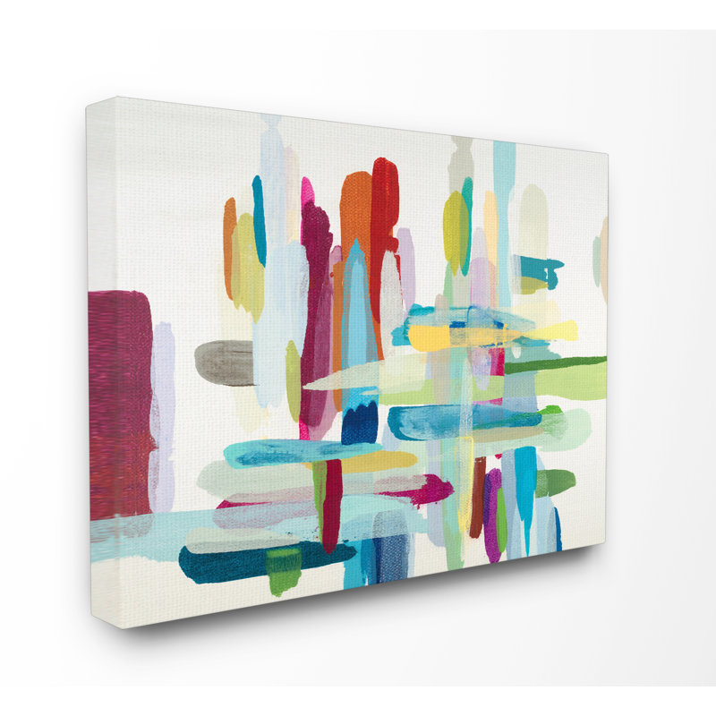 George Oliver Cross Hatch Abstract By Third And Wall Painting