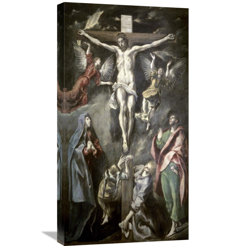Global Gallery Crucifixion By El Greco Painting Print On Wrapped