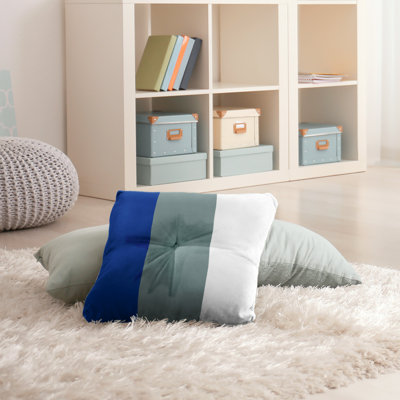 Dallas Football Tufted Floor Pillow East Urban Home Size: 30" x 30", Color: Home