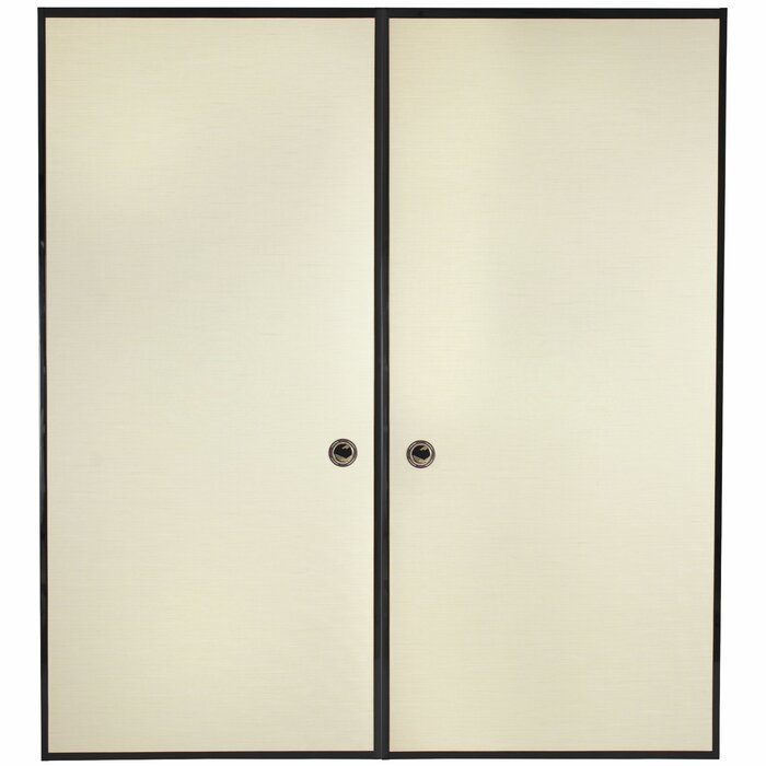 Paneled Wood Painted Sliding Closet Doors