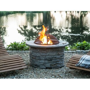 Tambora Stone Wood Burning Fire Pit By Sol 72 Outdoor