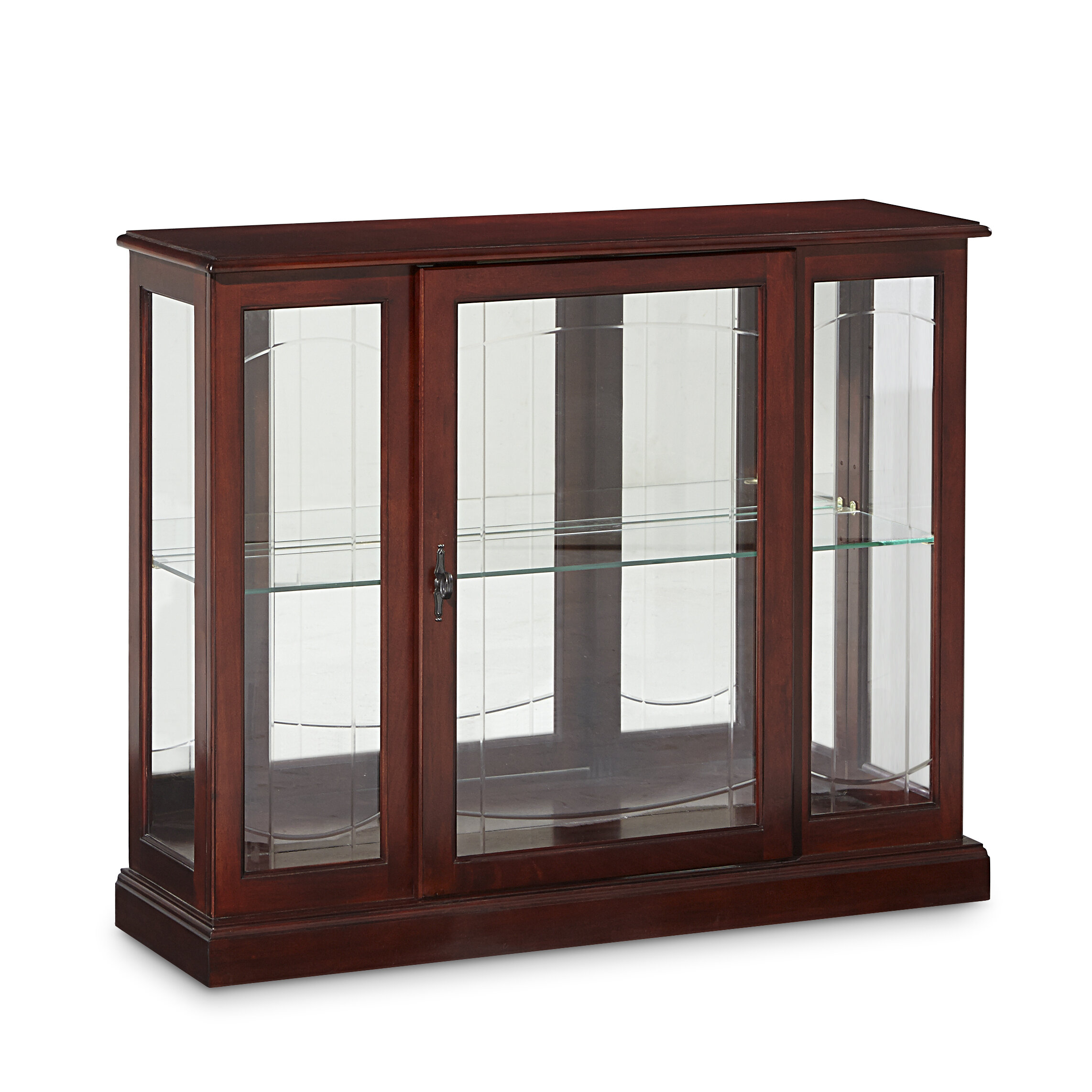 Purvoche Lighted Curio Cabinet Reviews Joss Main