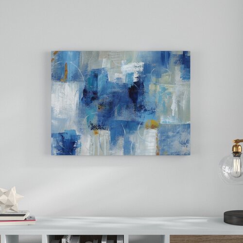 Wade Logan® Blue Morning - Wrapped Canvas Painting & Reviews | Wayfair