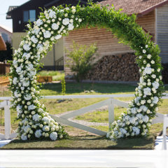 TFCFL Wedding Arch Square Metal Backdrop Stand Yellow 6.56 x 6.56FT Square Garden Arch Metal Abor Flower Rack for Weddings Quinceaneras Party Event Decoration Easy Assembly Sturdy 2x2M 