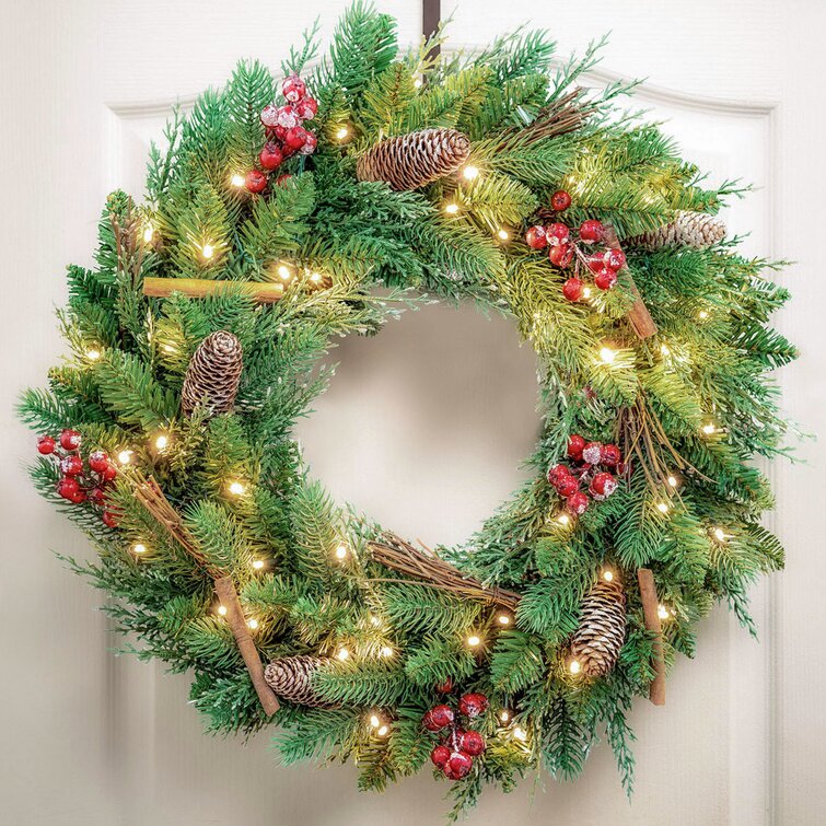 The Holiday Aisle Cranberry 24" Wreath 