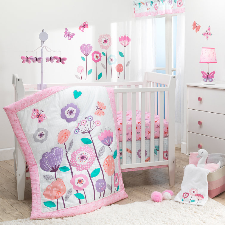 3 piece crib bedding set