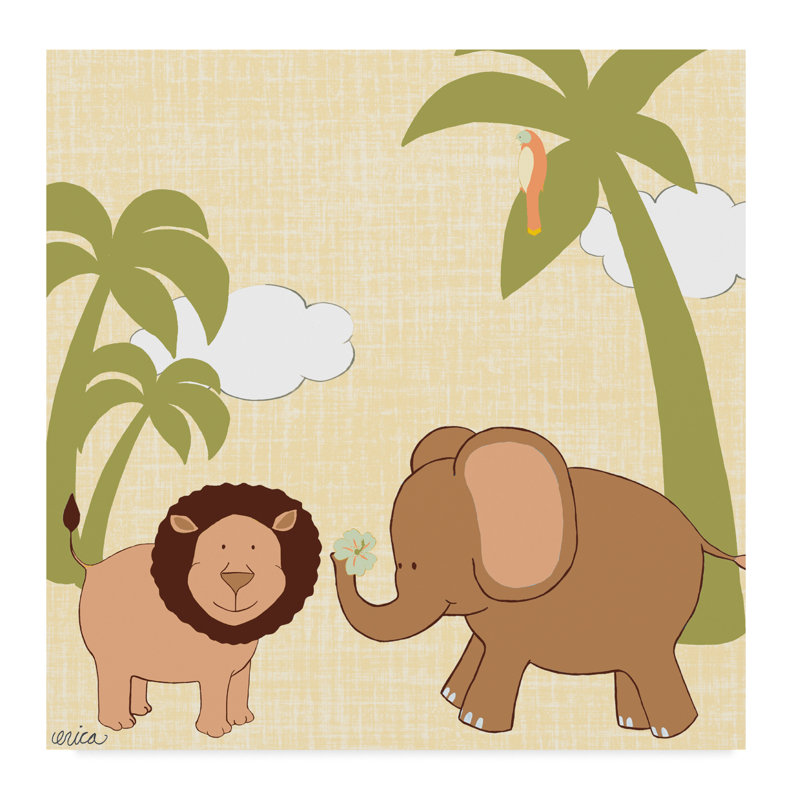 East Urban Home Baby Jungle Iv Acrylic Painting Print On Wrapped