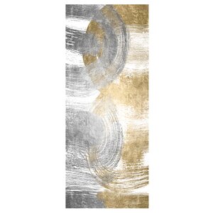 Winkle Two Become One Gold/Gray Area Rug