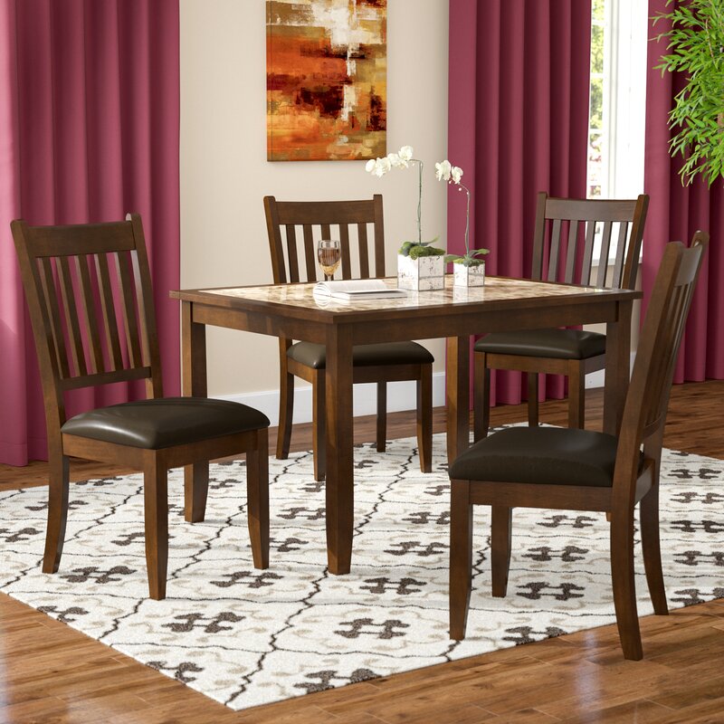 Red Barrel Studio® Ventura 5 Piece Dining Set & Reviews | Wayfair