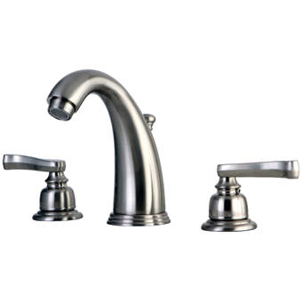 Kingston Brass KB8952FL Royale Mini Widespread Bathroom Faucet with Brass Pop-Up Drain Polished Brass