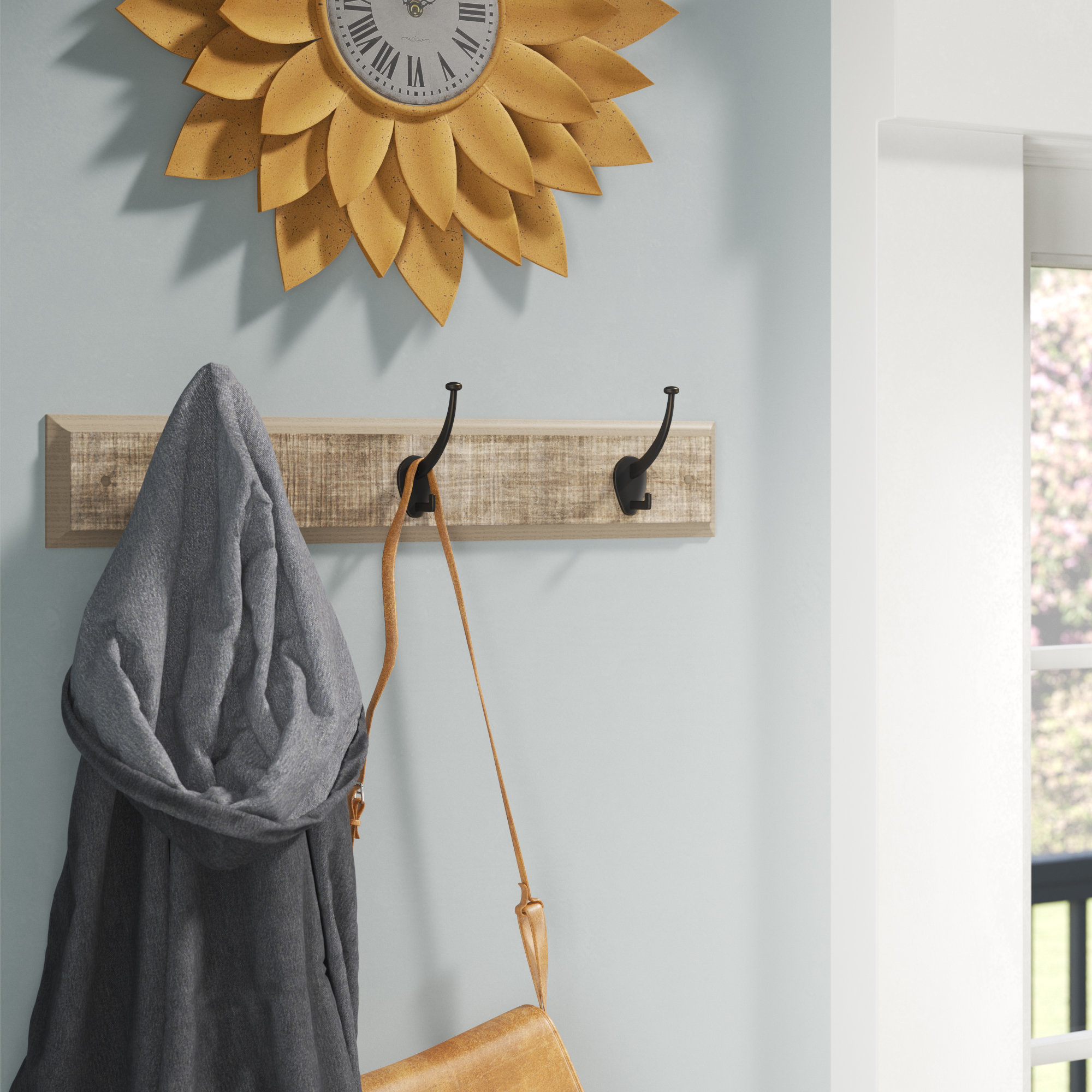 Wooden Coat Hooks 4 Pcs Handmade Wall Mounted Vintage Cloth Hangers Rack Holder for Entryway Bedroom Hallway Walnut Brown, Small Wooden Coat Hooks 4 Pcs Handmade Wall Mounted Vintage Cloth Hangers Rack Holder for Entryway Bedroom Hallway Walnut Brown, Small