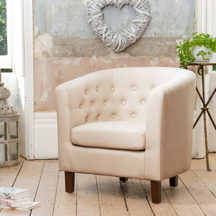 Marlow Home Co Yardley 77Cm Wide Tufted Tub Chair Wayfair Co Uk   Yardley 77Cm Wide Tufted Tub Chair 