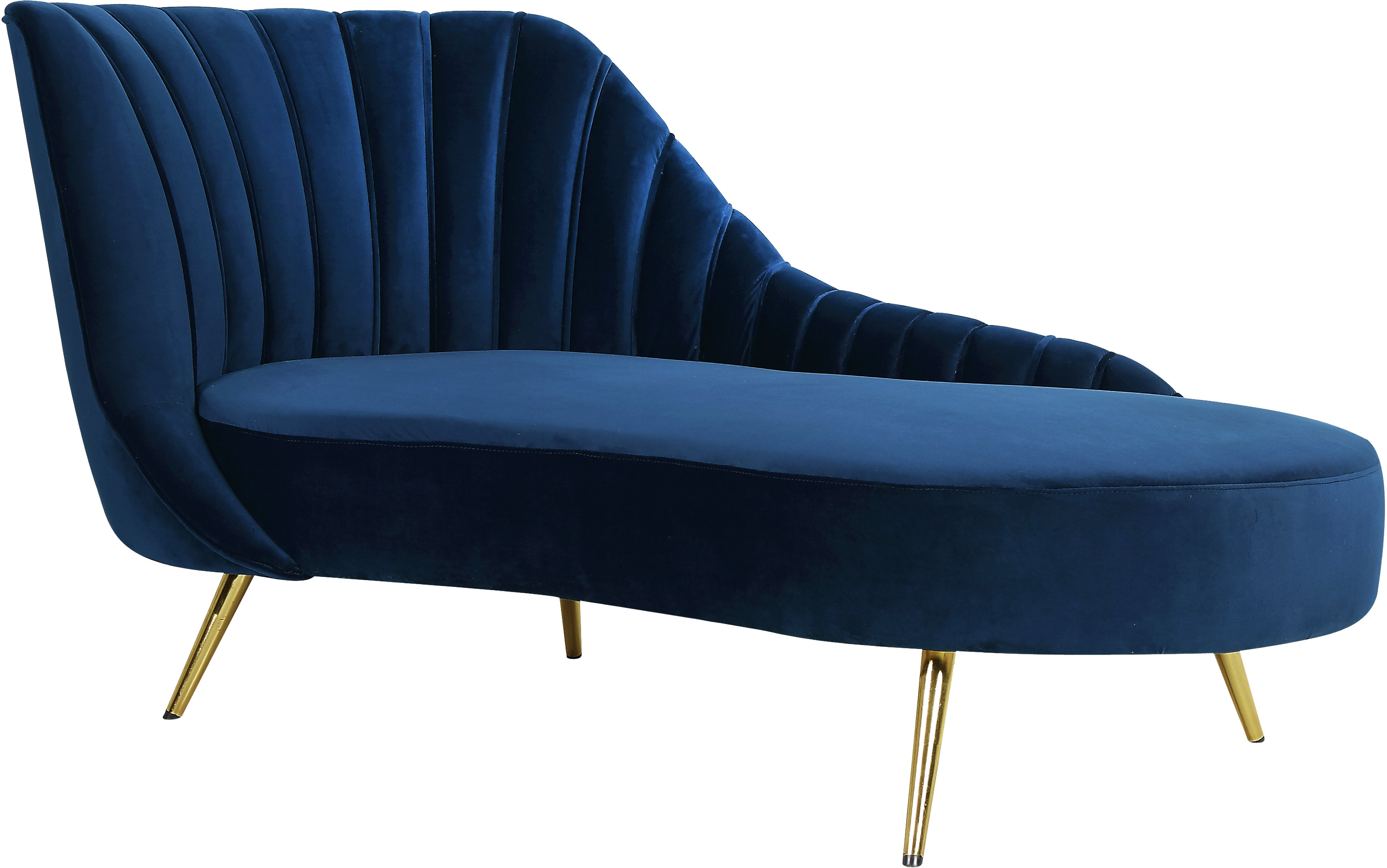 royal blue chaise lounge