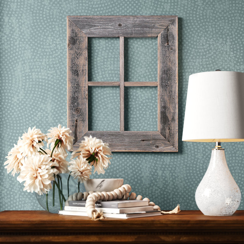 Old Rustic Barn Window Frame Wall Decor Reviews Joss Main