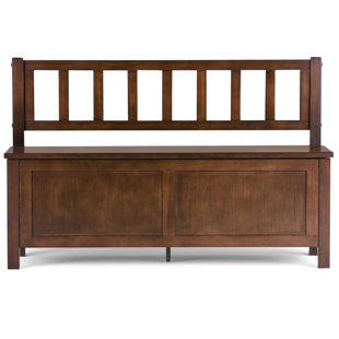 Go to store & view more images Three Posts Gosport Wood Storage Bench