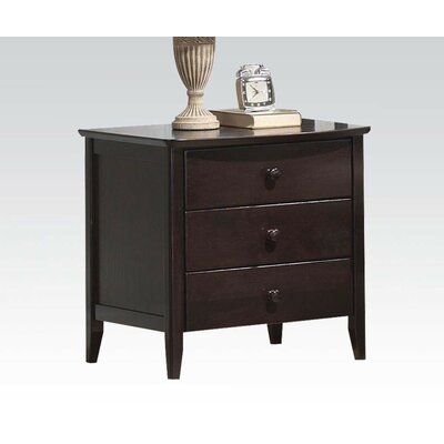 Acme 04997 Mcneese Nightstand Dark Walnut Finish Darby Home Co