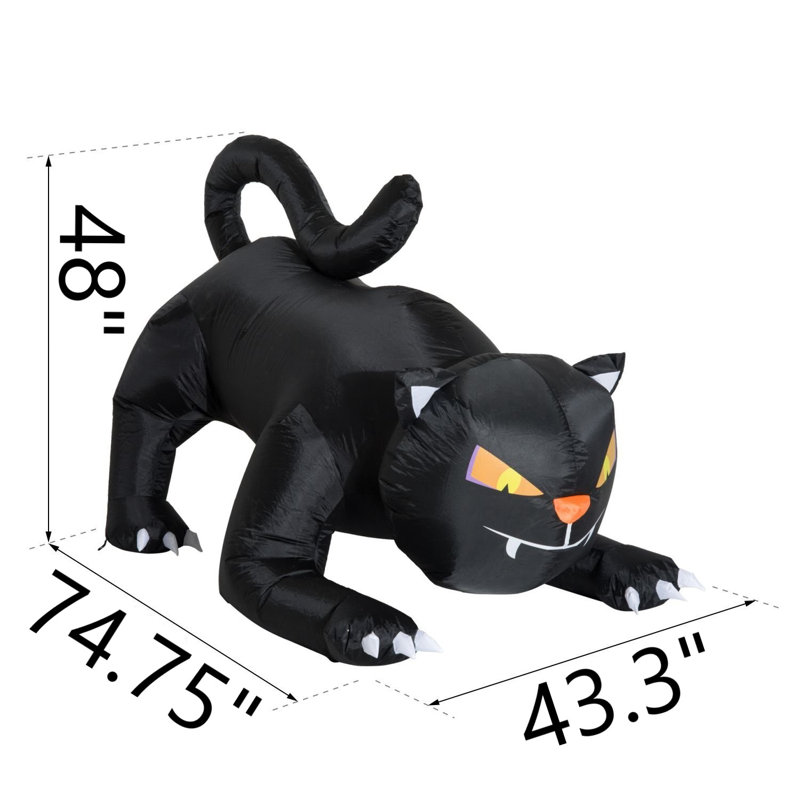 giant black cat