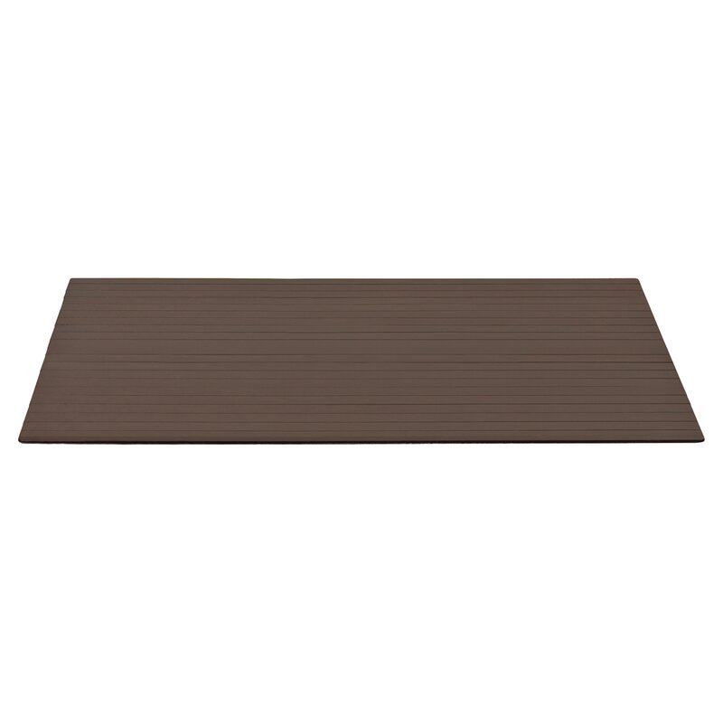 Wildon Home Low Pile And Hardwood Bamboo Office Chair Mat