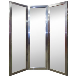 Full Length Tri Fold Mirror Wayfair 3 Panel Full Length Mirror
