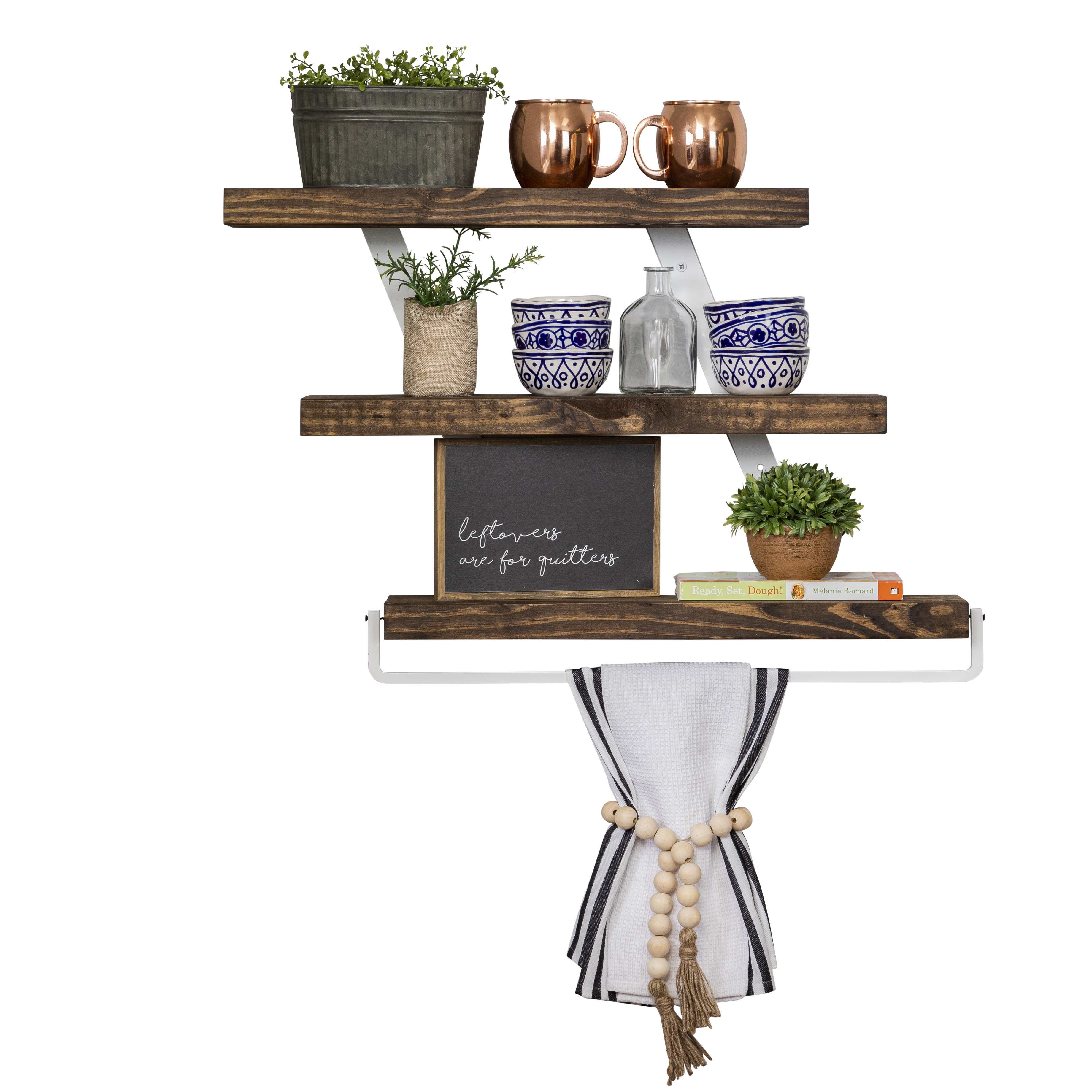 Kitchen Wood Wall Display Shelves You Ll Love In 2020 Wayfair