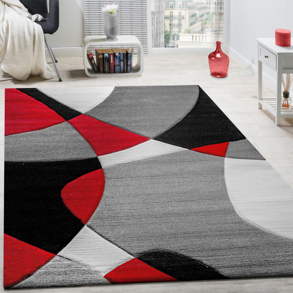 Colt Grey Red Black Rug