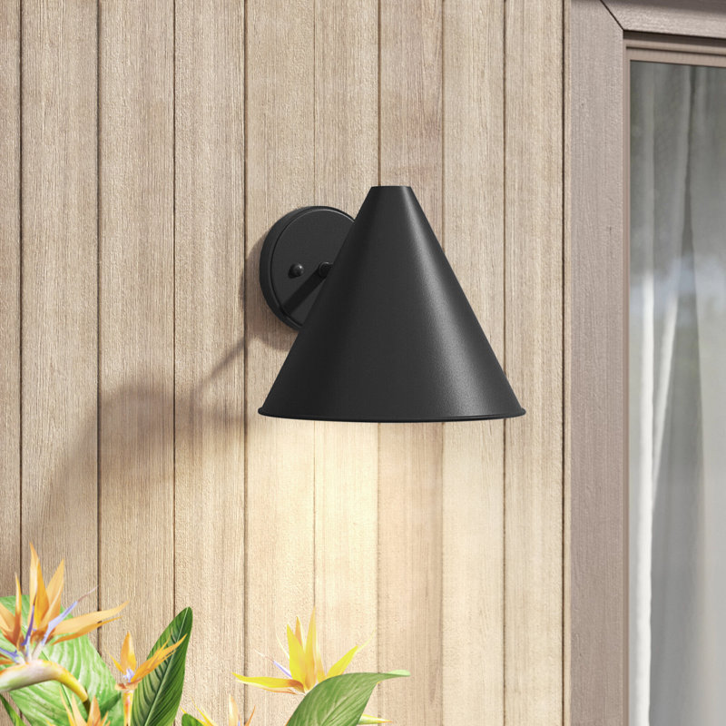 Mercury Row Dedmon 1 Bulb Outdoor Armed Sconce Reviews Wayfair