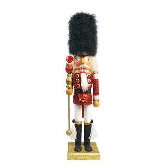 The Holiday Aisle Stacked Nutcrackers Statement Stake Door Mural Wayfair