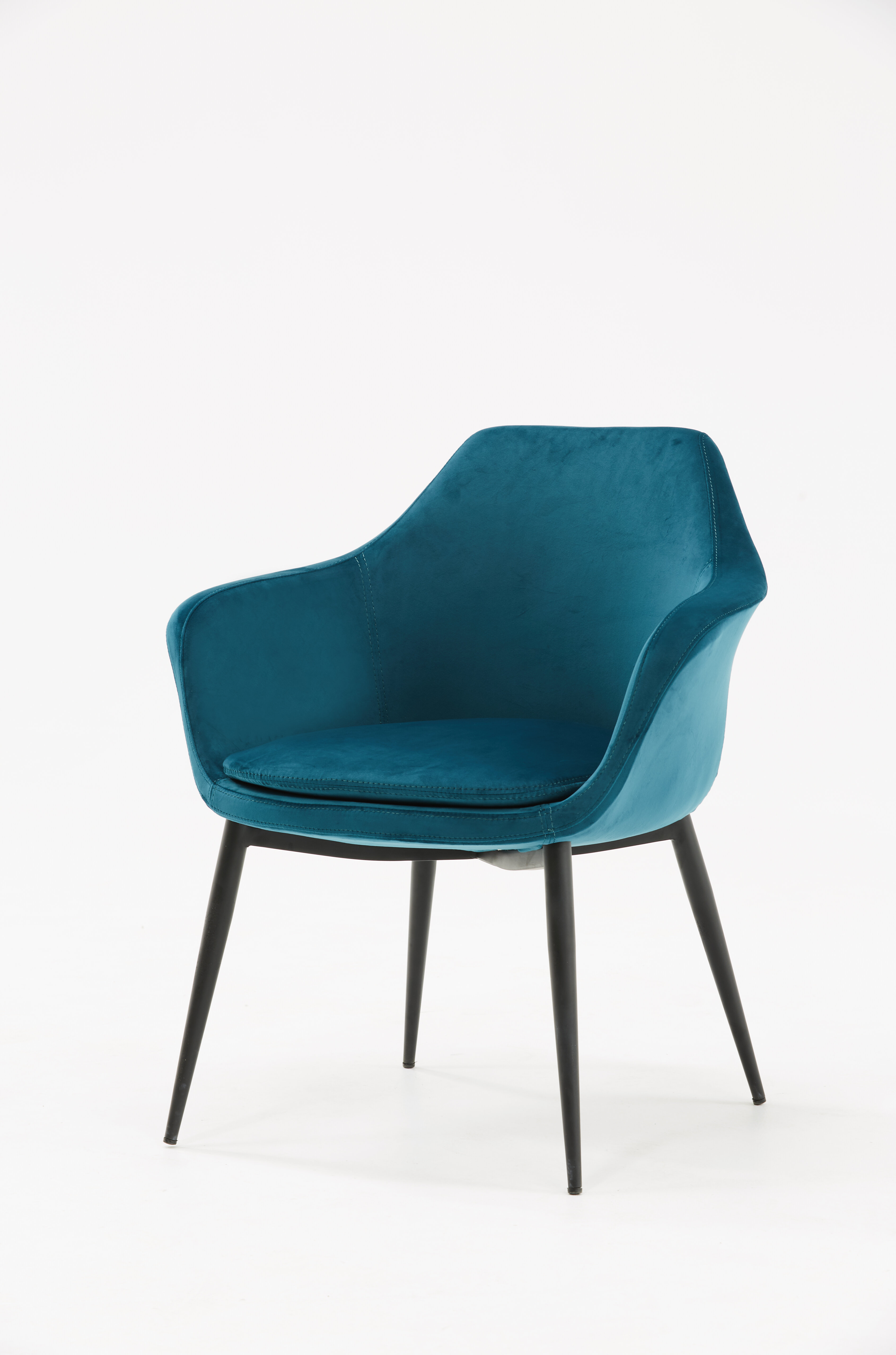 teal dining chairs with arms