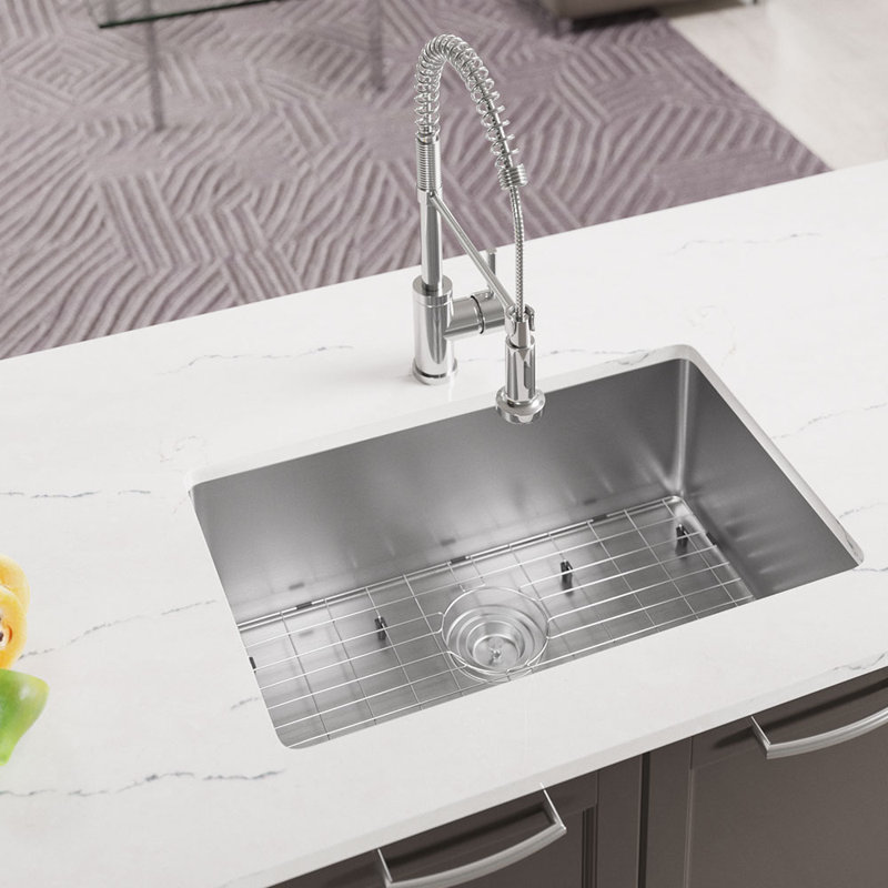 Mrdirect Stainless Steel 28 L X 17 W Undermount Kitchen Sink Reviews Wayfair