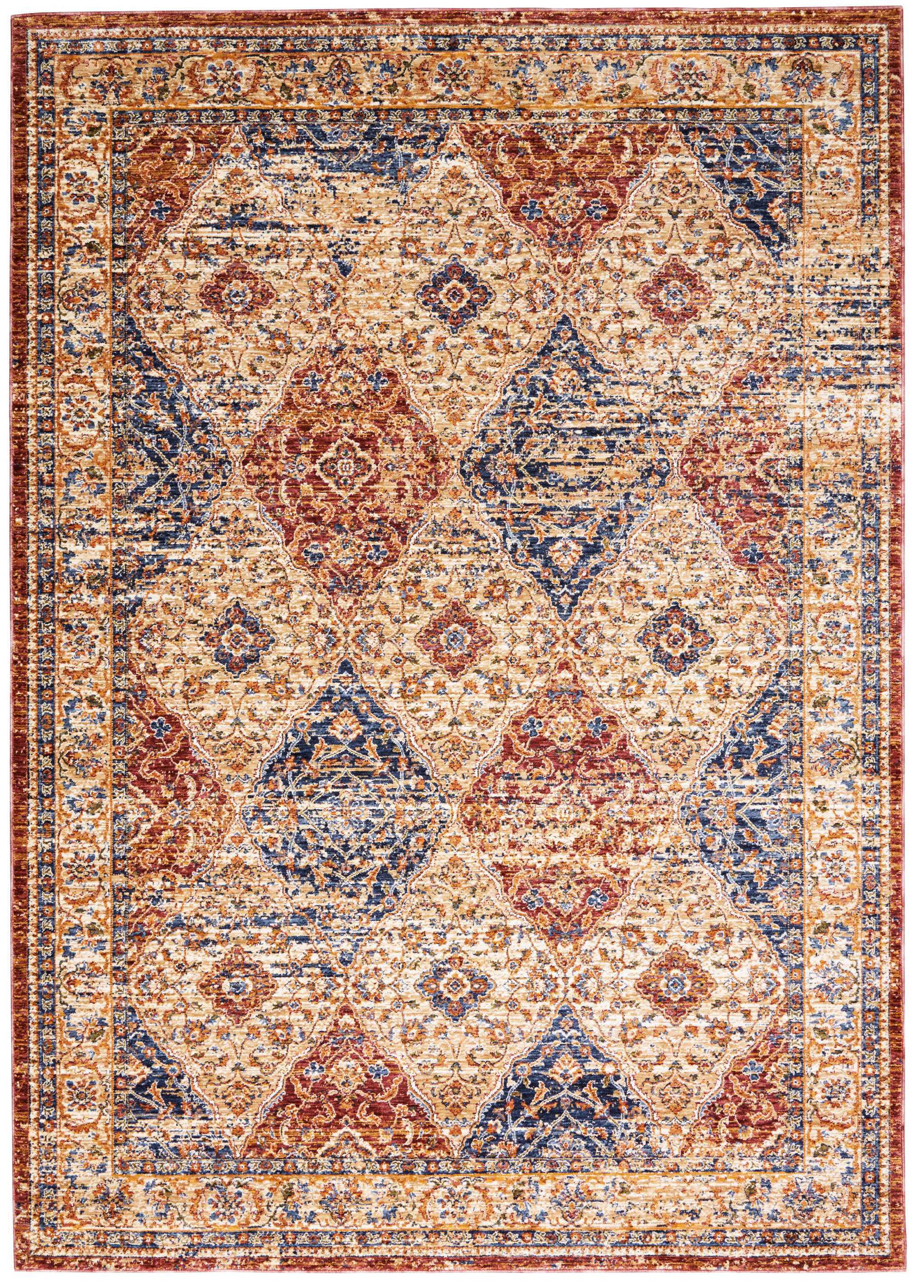 Westbrook Red Blue Area Rug