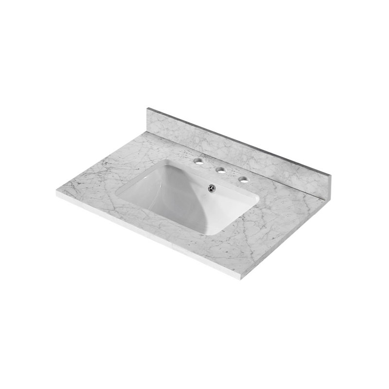 Exclusive Heritage Carrara Marble Countertop 36 Single Bathroom Vanity Top Wayfair