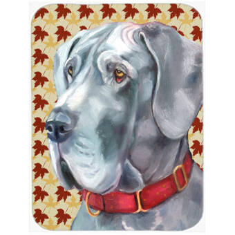 East Urban Home Lady With Her Papillon Glass Cutting Board Wayfair